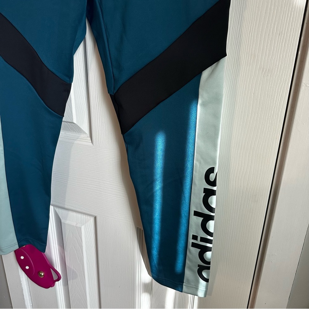 Adidas High Rise Leggings L NWT - Picture 2 of 7